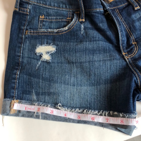 Abercrombie & Fitch Jean Shorts Size 4/ W 27 - Picture 6 of 6